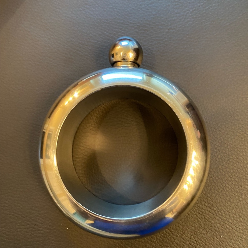 Silver flask bracelet